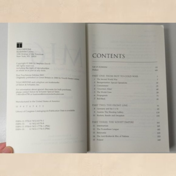 Political Science Reference Study Book MI6 Covert World Secret by Stephen Dorril - Picture 7 of 8